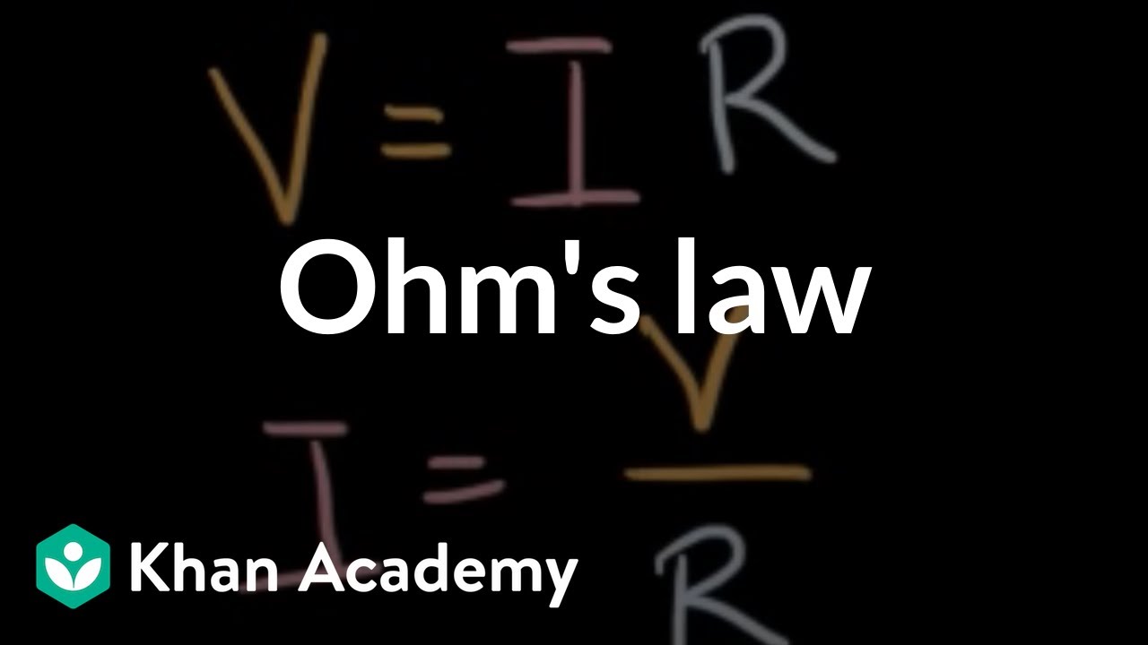 Khan Academy electric power lesson