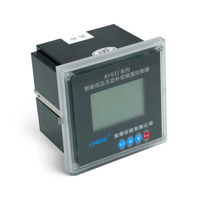 CNBYG BY83 controller shown for recording capacitor state indications during commissioning