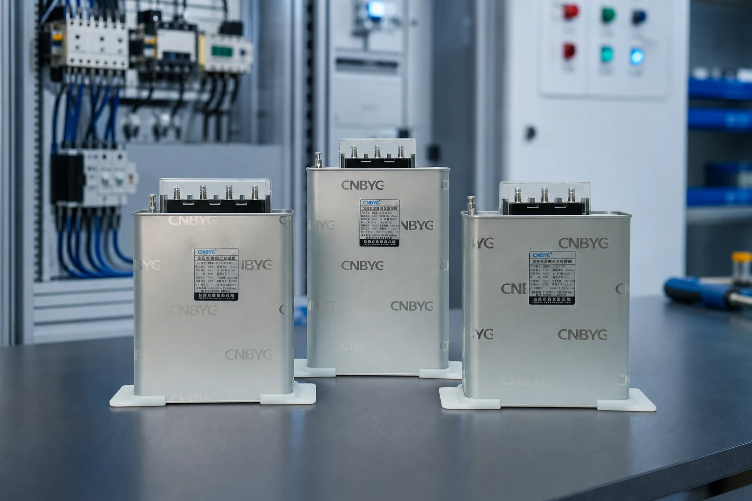 CNBYG capacitor product recommendation (illustrative scene)