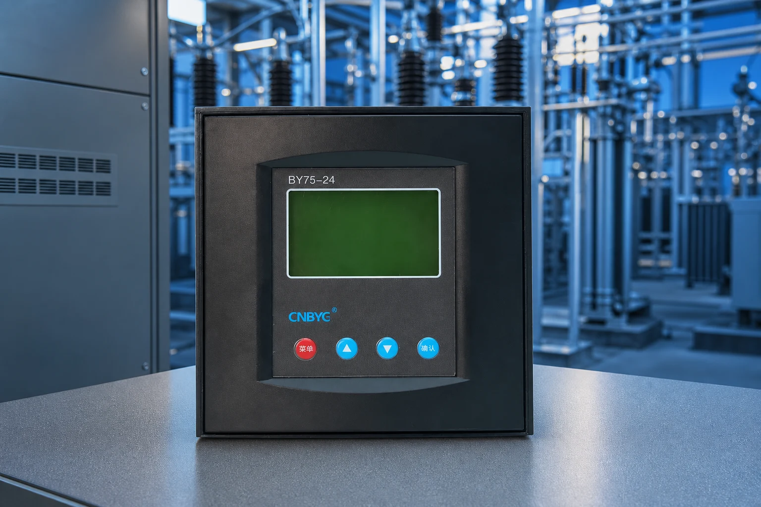 Compensateur de Puissance Réactive — Produit CNBYG dans une installation de puissance industrielle (illustratif)