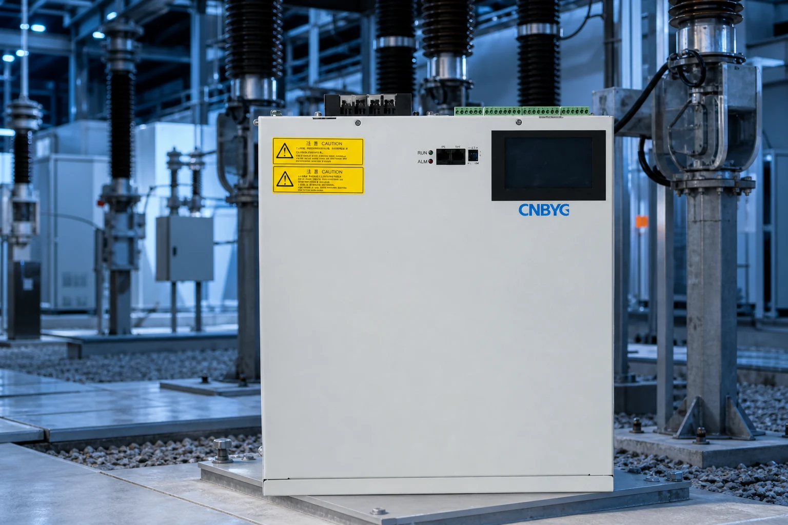 SVG vs ASVG — CNBYG product in industrial power facility (illustrative)