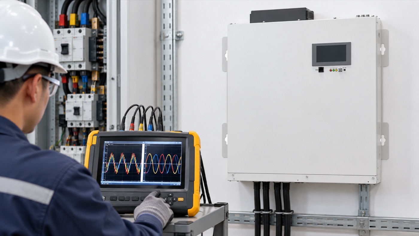 active harmonic filter commissioning field verification
