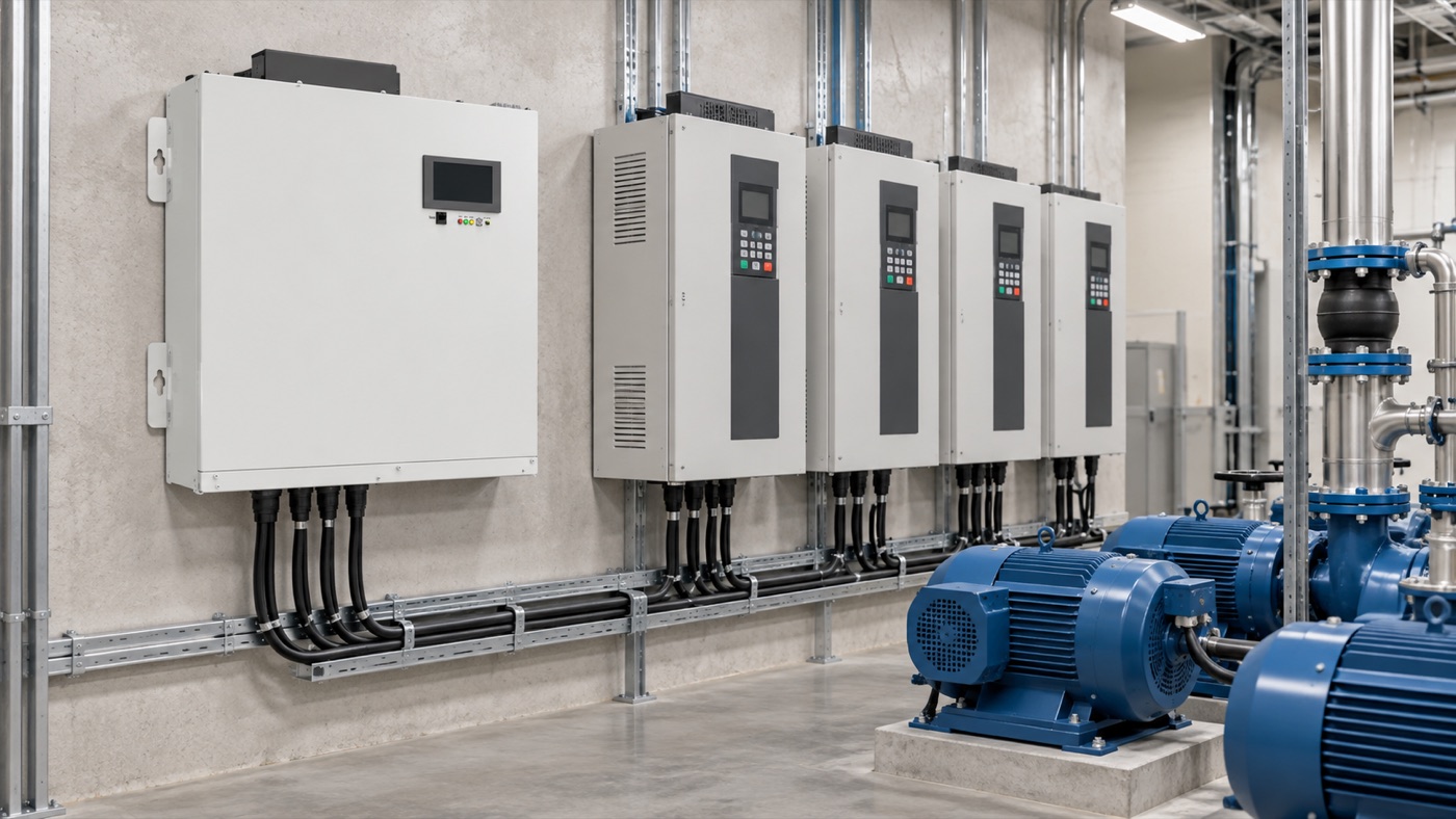 active harmonic filter sizing for VFD equipment installation