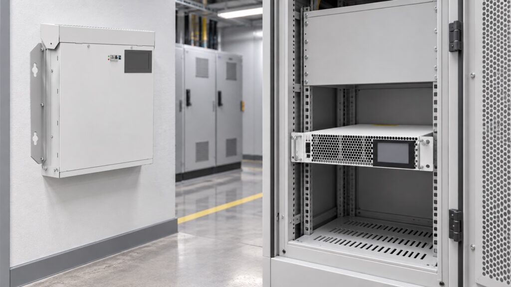 Wall and rack CNBYG active harmonic filters with ventilation space