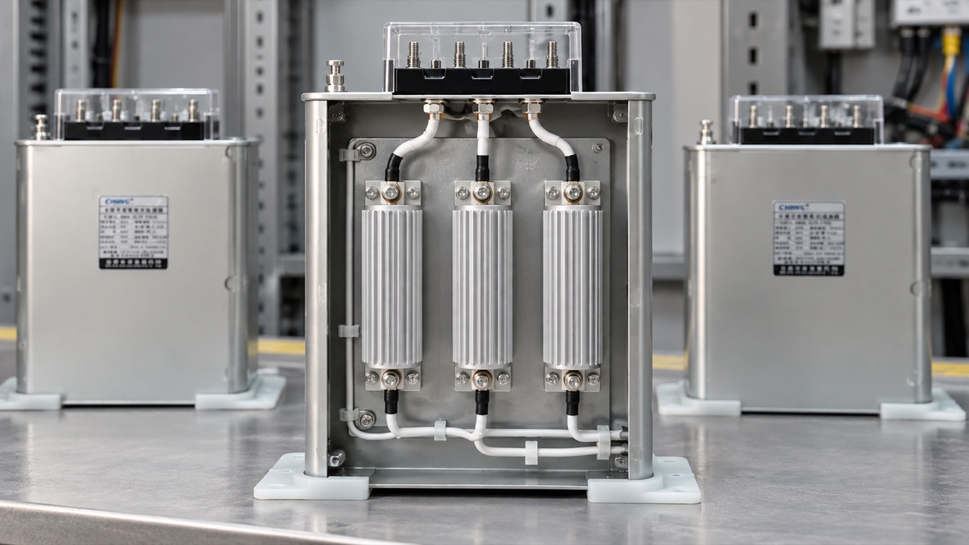 capacitor bank discharge resistor maintenance check