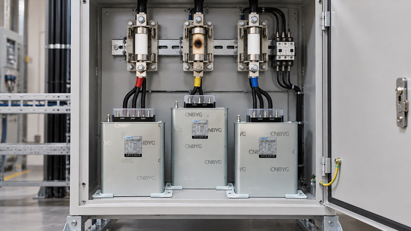 capacitor bank fuse blowing equipment installation
