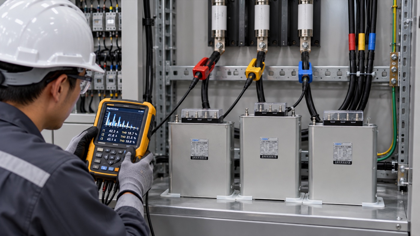 capacitor bank fuse blowing field verification