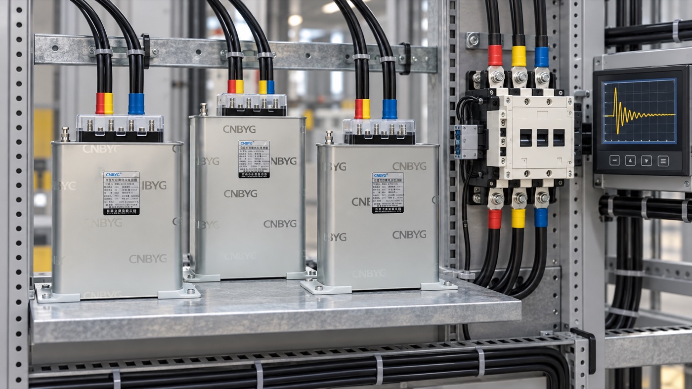 capacitor bank inrush current equipment installation