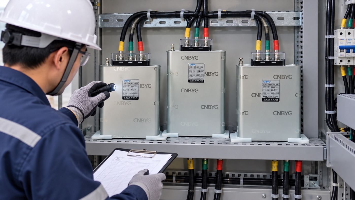 capacitor bank maintenance checklist equipment installation