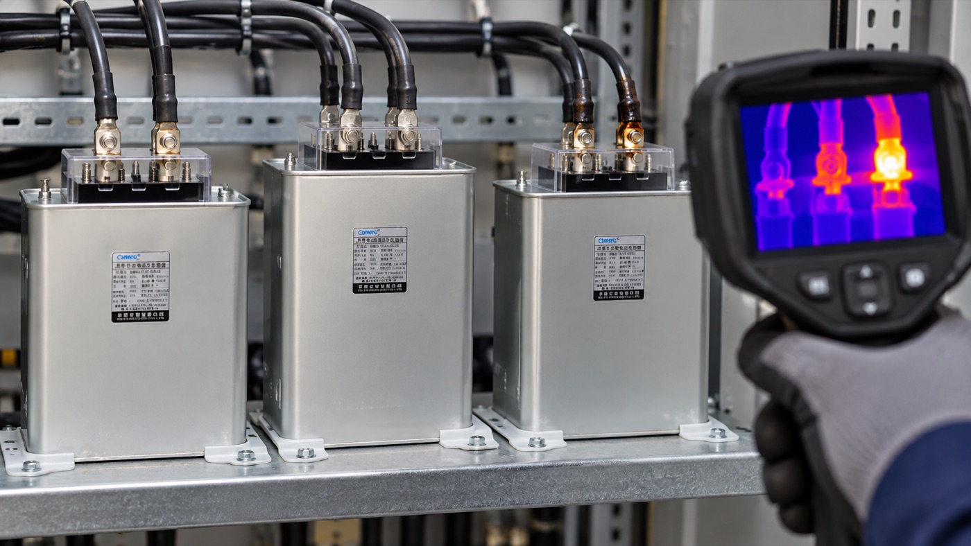 capacitor bank overheating maintenance check