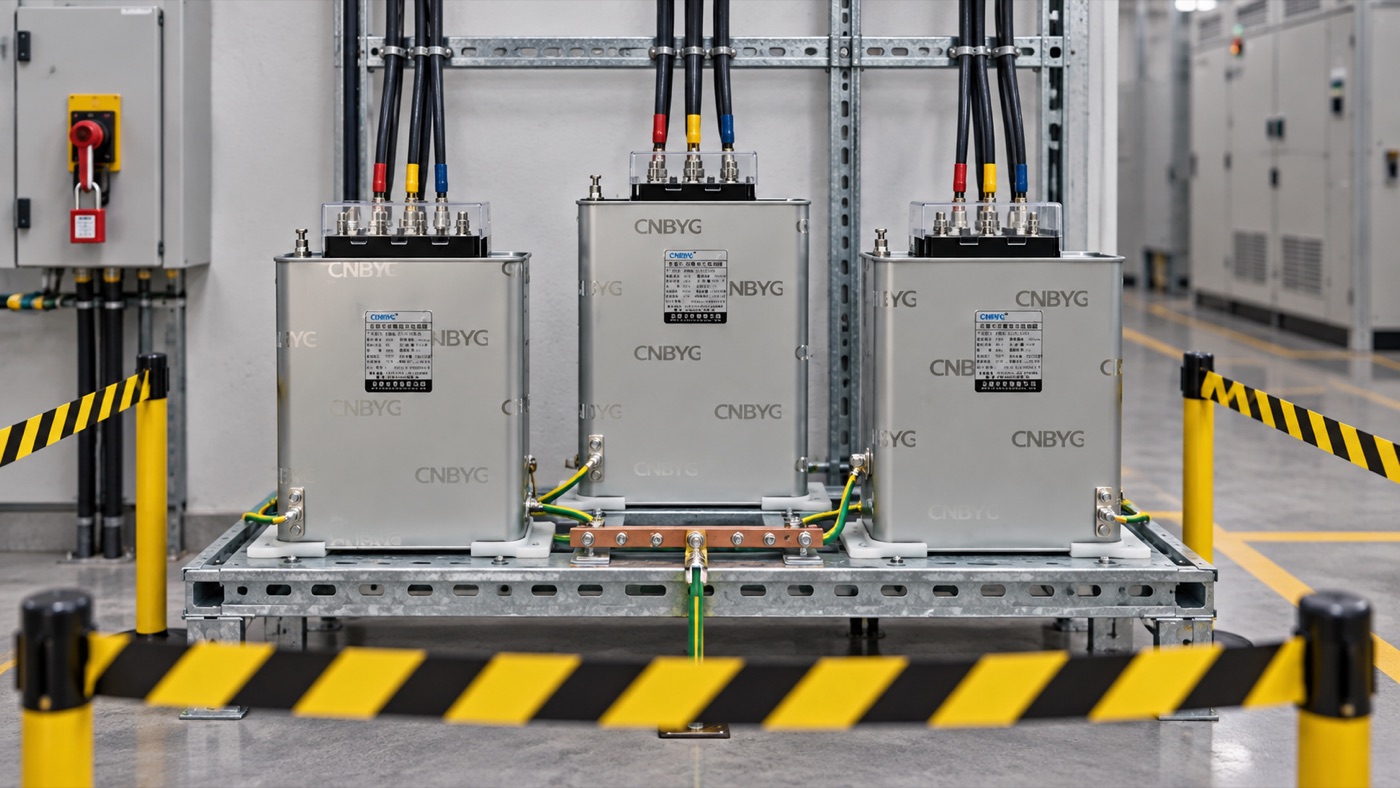 capacitor bank safety maintenance check