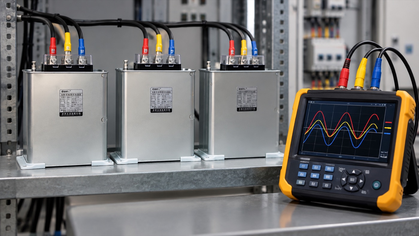 capacitor bank unbalance field verification