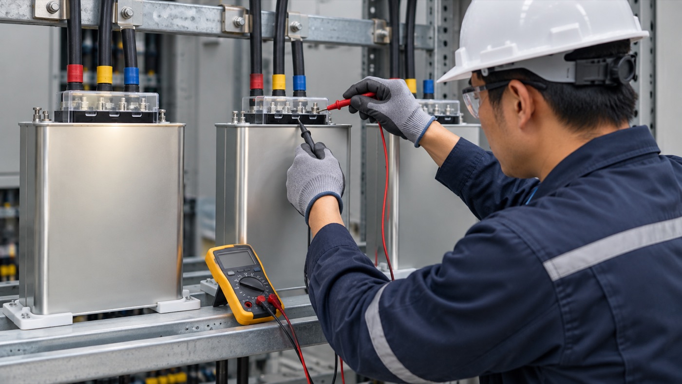 capacitor bank unbalance maintenance check