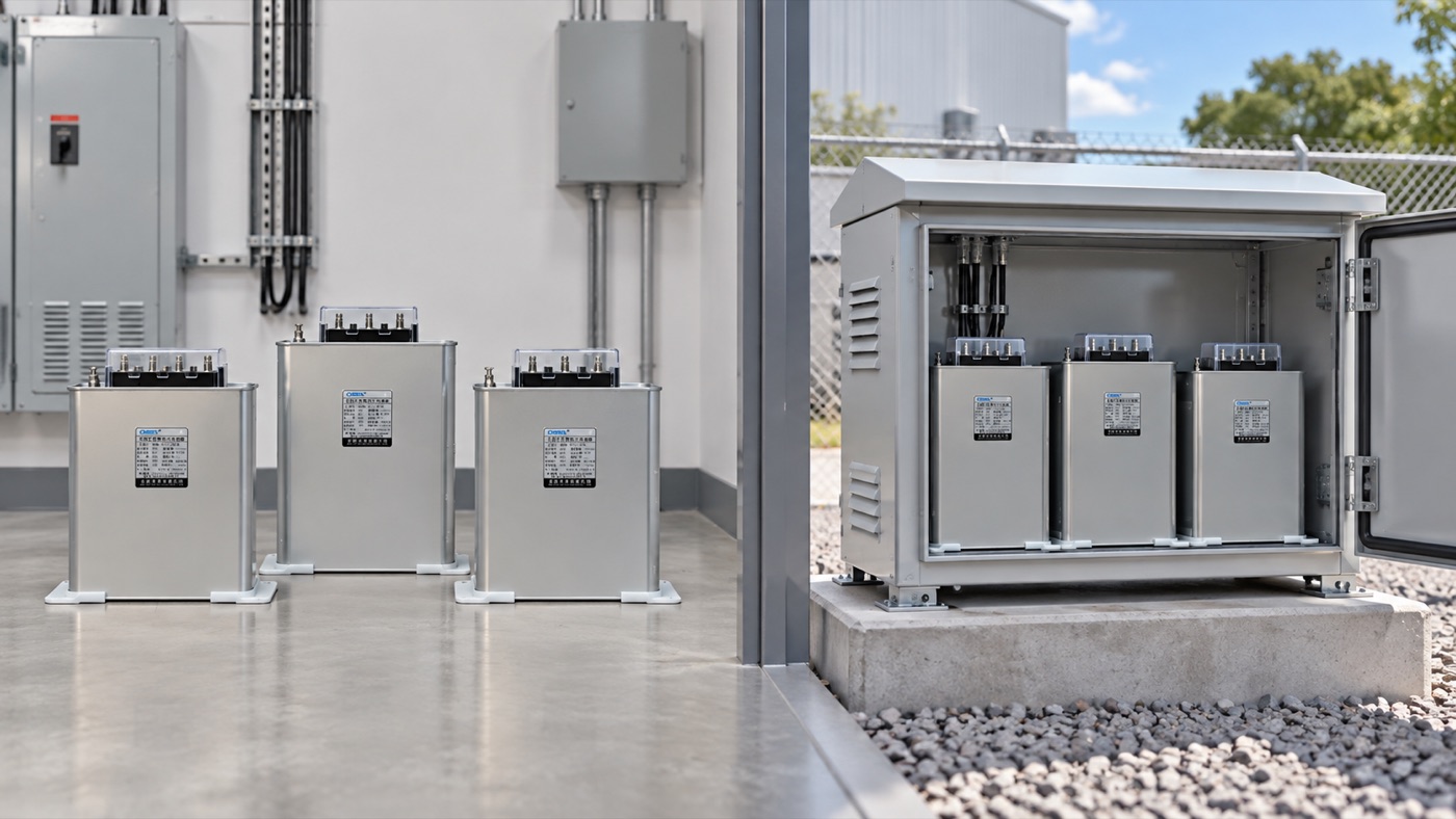 outdoor capacitor bank design equipment installation
