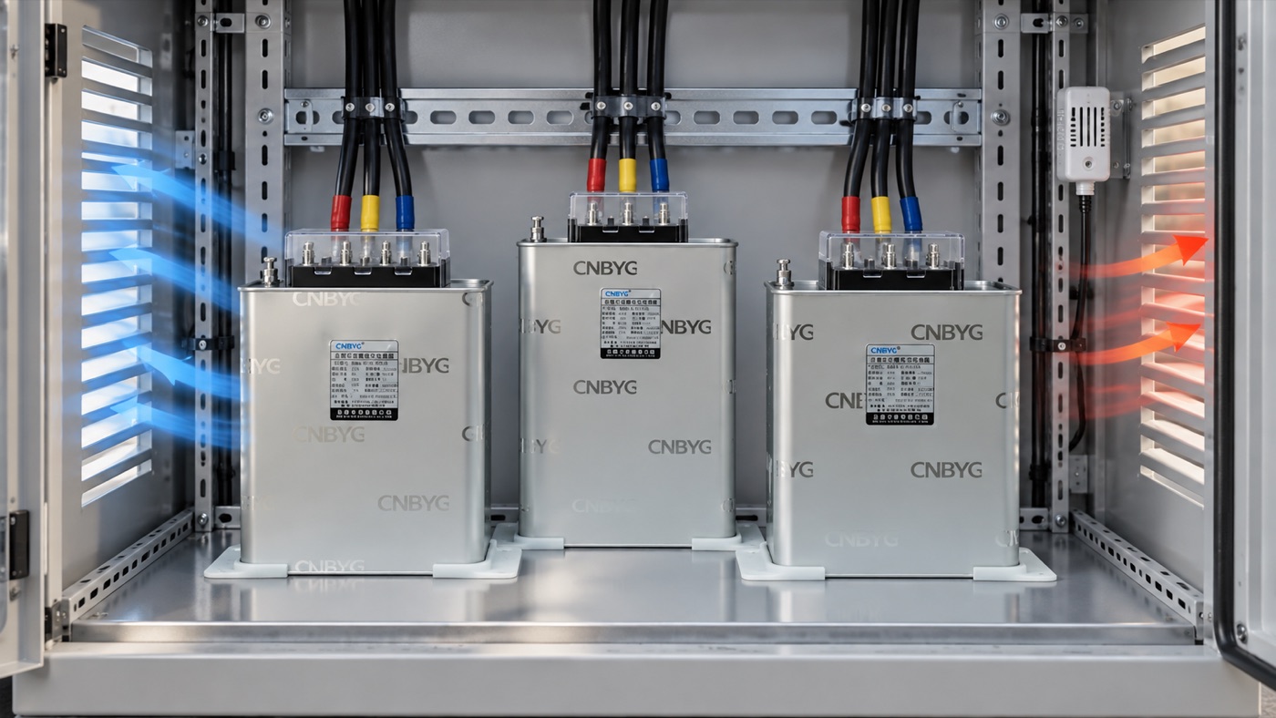 capacitor bank life temperature equipment installation