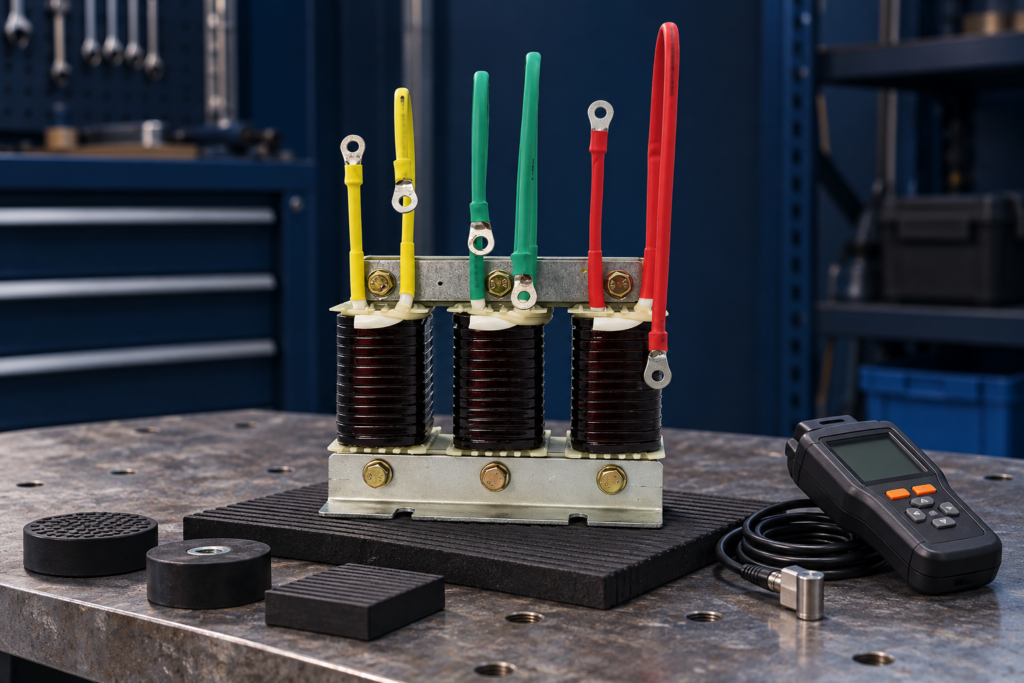 CNBYG-reference CKSG three-phase series reactor in an isolated engineering assessment scene